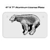 4 X 7 Aluminum License Plate  Thumbnail