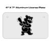 4 X 7 Aluminum License Plate  Thumbnail