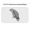 4 X 7 Aluminum License Plate  Thumbnail
