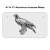 4 X 7 Aluminum License Plate  Thumbnail