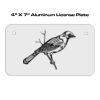 4 X 7 Aluminum License Plate  Thumbnail