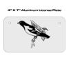 4 X 7 Aluminum License Plate  Thumbnail