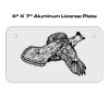 4 X 7 Aluminum License Plate  Thumbnail