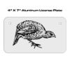 4 X 7 Aluminum License Plate  Thumbnail