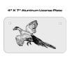 4 X 7 Aluminum License Plate  Thumbnail