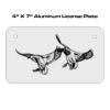 4 X 7 Aluminum License Plate  Thumbnail