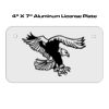 4 X 7 Aluminum License Plate  Thumbnail