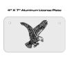 4 X 7 Aluminum License Plate  Thumbnail