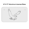 4 X 7 Aluminum License Plate  Thumbnail