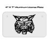 4 X 7 Aluminum License Plate  Thumbnail