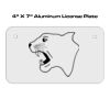 4 X 7 Aluminum License Plate  Thumbnail