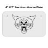 4 X 7 Aluminum License Plate  Thumbnail