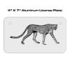 4 X 7 Aluminum License Plate  Thumbnail