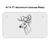 4 X 7 Aluminum License Plate  Thumbnail