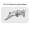 4 X 7 Aluminum License Plate  Thumbnail