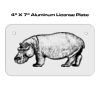 4 X 7 Aluminum License Plate  Thumbnail
