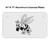 4 X 7 Aluminum License Plate  Thumbnail