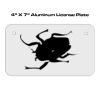 4 X 7 Aluminum License Plate  Thumbnail