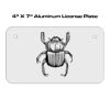 4 X 7 Aluminum License Plate  Thumbnail