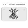 4 X 7 Aluminum License Plate  Thumbnail