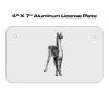 4 X 7 Aluminum License Plate  Thumbnail