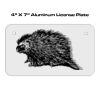 4 X 7 Aluminum License Plate  Thumbnail