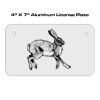 4 X 7 Aluminum License Plate  Thumbnail