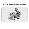 4 X 7 Aluminum License Plate  Thumbnail