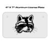 4 X 7 Aluminum License Plate  Thumbnail