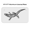 4 X 7 Aluminum License Plate  Thumbnail