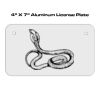 4 X 7 Aluminum License Plate  Thumbnail