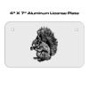 4 X 7 Aluminum License Plate  Thumbnail