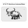 4 X 7 Aluminum License Plate  Thumbnail