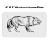 4 X 7 Aluminum License Plate  Thumbnail