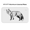 4 X 7 Aluminum License Plate  Thumbnail