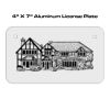 4 X 7 Aluminum License Plate  Thumbnail