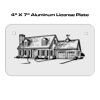 4 X 7 Aluminum License Plate  Thumbnail