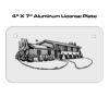 4 X 7 Aluminum License Plate  Thumbnail