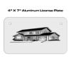 4 X 7 Aluminum License Plate  Thumbnail