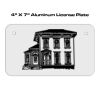 4 X 7 Aluminum License Plate  Thumbnail