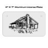 4 X 7 Aluminum License Plate  Thumbnail