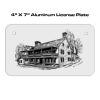 4 X 7 Aluminum License Plate  Thumbnail