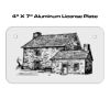 4 X 7 Aluminum License Plate  Thumbnail