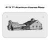 4 X 7 Aluminum License Plate  Thumbnail