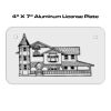 4 X 7 Aluminum License Plate  Thumbnail