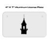 4 X 7 Aluminum License Plate  Thumbnail