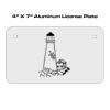 4 X 7 Aluminum License Plate  Thumbnail