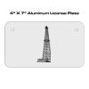 4 X 7 Aluminum License Plate  Thumbnail
