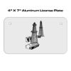 4 X 7 Aluminum License Plate  Thumbnail