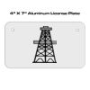 4 X 7 Aluminum License Plate  Thumbnail